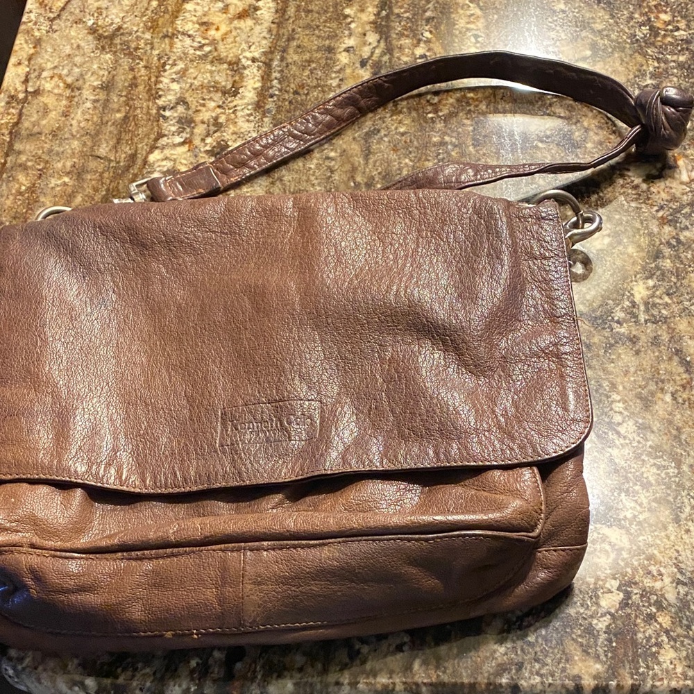 Kenneth Cole Rich Brown Crossbody Bag